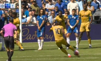 英超官方解释水晶宫进球被吹：射门时格伊距防守方人墙不足一米